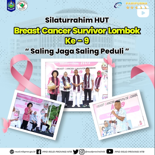 Silaturahmi Breast Cancer Survivor Lombok ke-9, Saling Jaga Saling Peduli