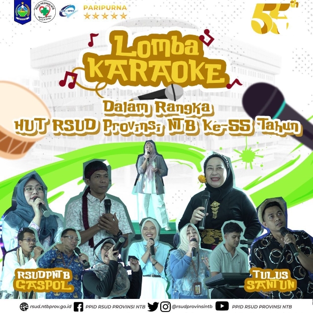 Lomba Karaoke dalam Rangka HUT RSUD Provinsi NTB ke-55 Tahun