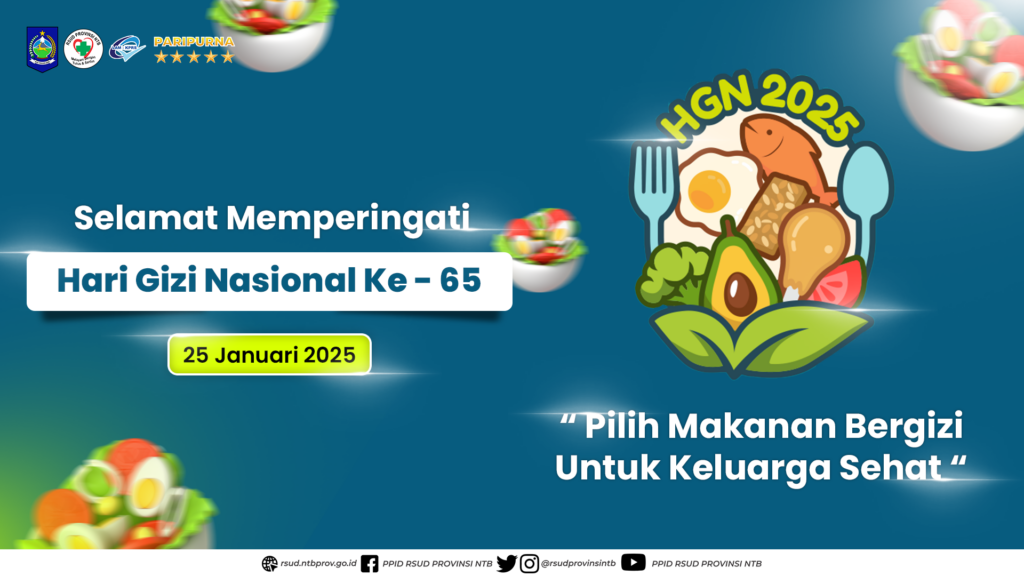 Selamat Memperingati Hari Gizi Nasional ke-65