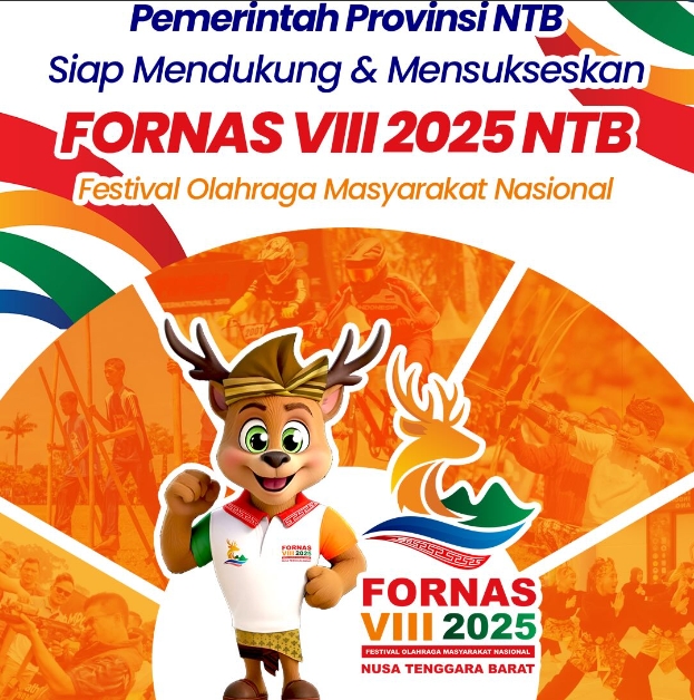 Pemerintah Provinsi NTB Siap Mendukung dan Mensukseskan FORNAS (Festival Olahraga Masyarakat Nasional) VIII 2025 NTB