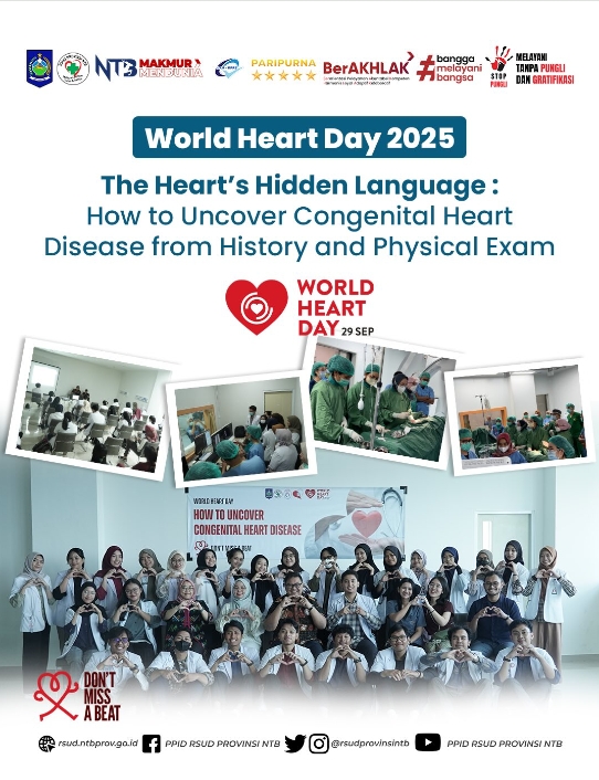 World Heart Day 2025, The Heart's Hidden Language : How to Uncover Congenital Heart Disease from History and Physical Exam