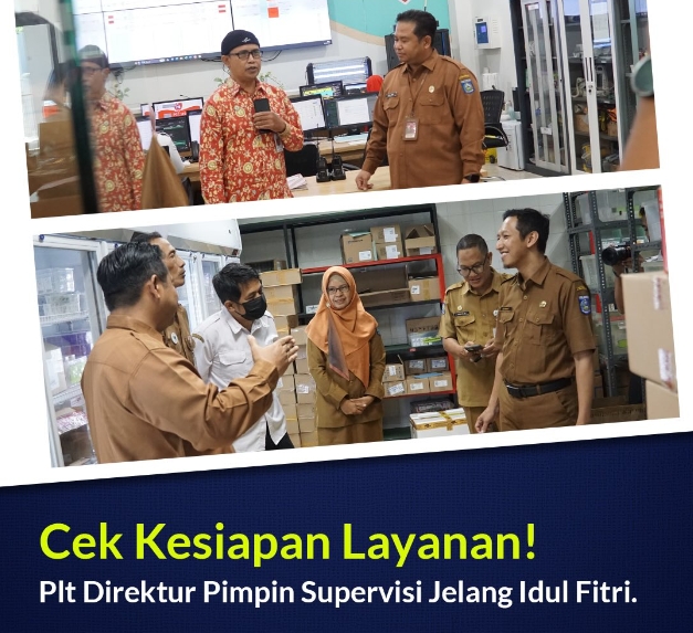 Cek Kesiapan Layanan, Plt Direktur RSUD Provinsi NTB Pimpin Supervisi Jelang Idul Fitri